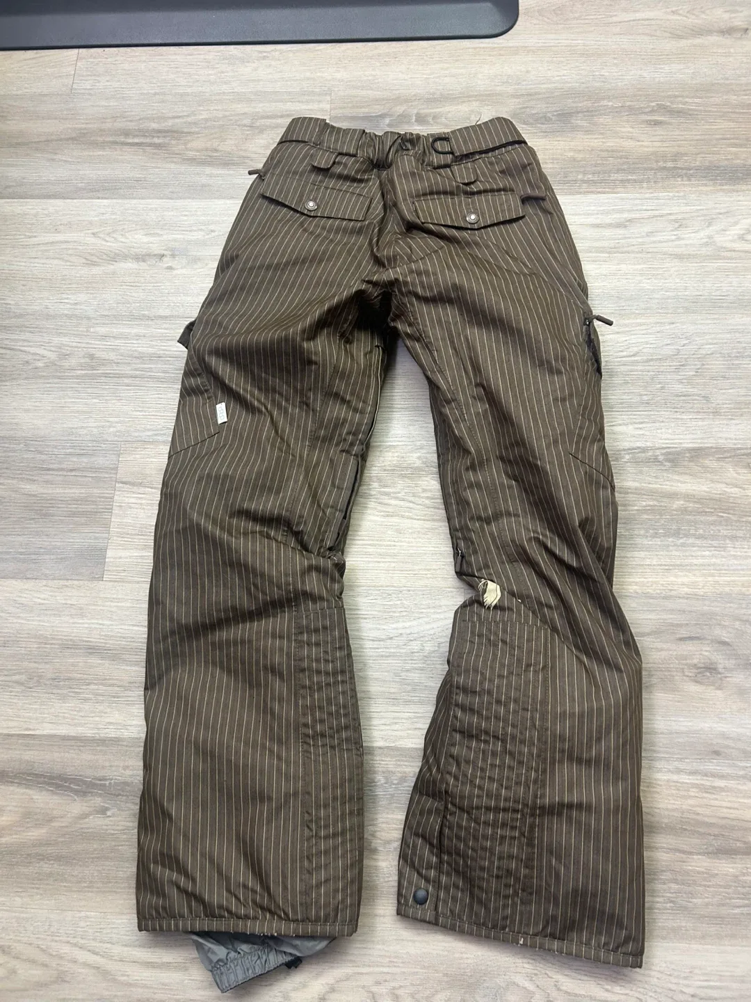 Foursquare Striped Snow Pants - Brown image indicator(2)
