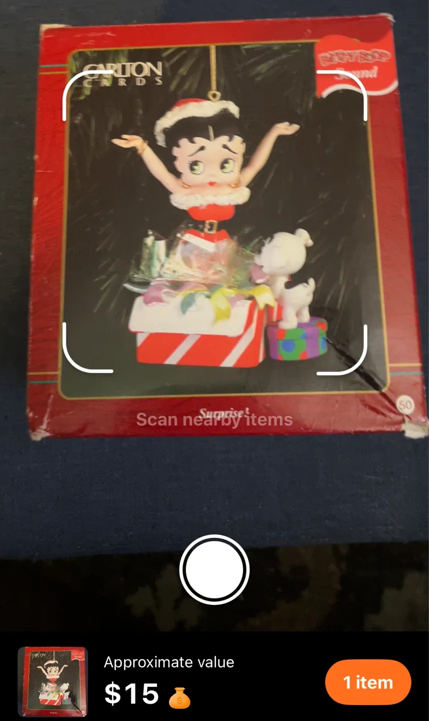 Carlton Betty Boop Ornament with sound image indicator(5)