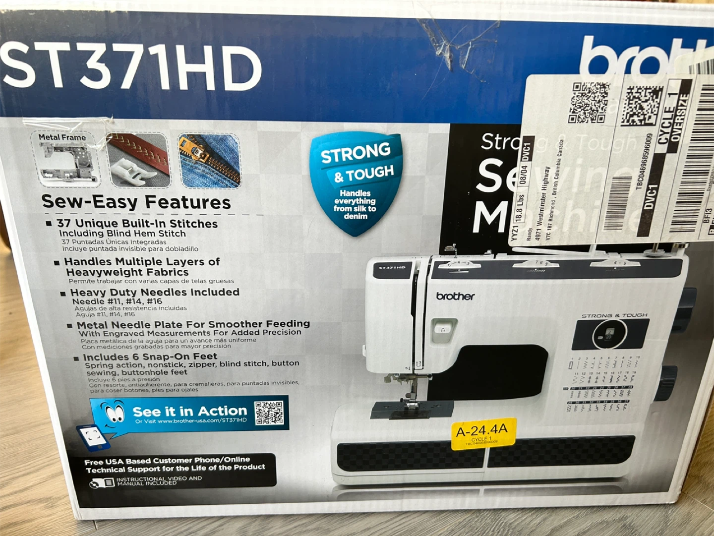 Brother ST371HD Strong & Tough Sewing Machine - photo 2