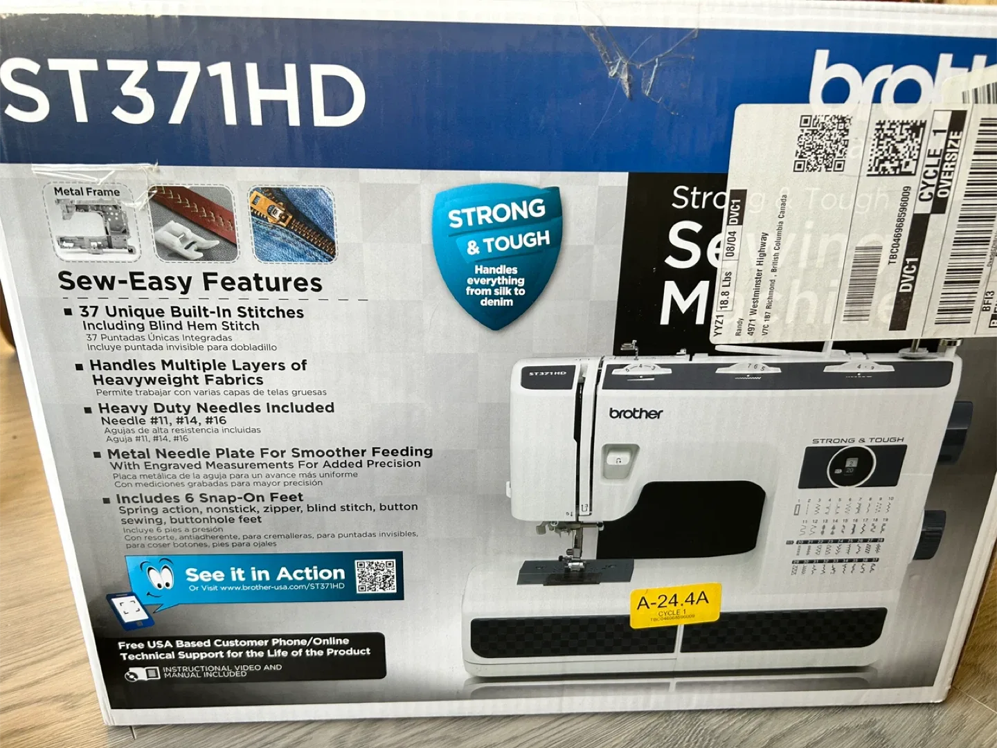 Brother ST371HD Strong & Tough Sewing Machine image indicator(2)