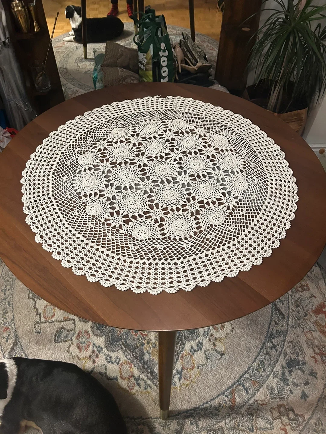 Round Wooden Dining Table