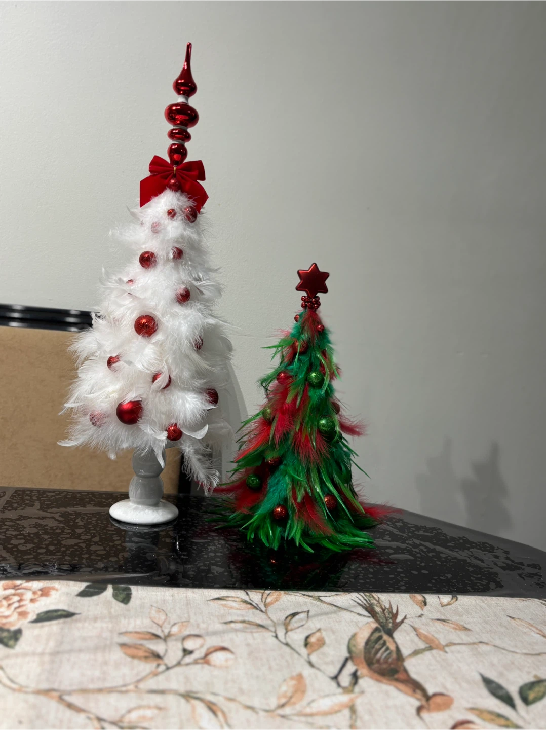 Feather Christmas trees