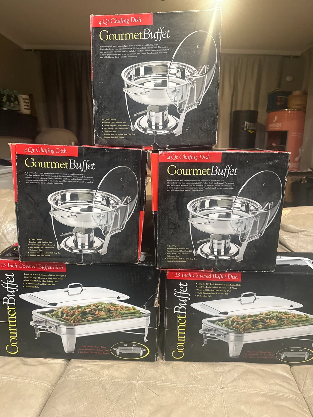 Gourmet Buffet Chafing & Baking Dishes - New in Box