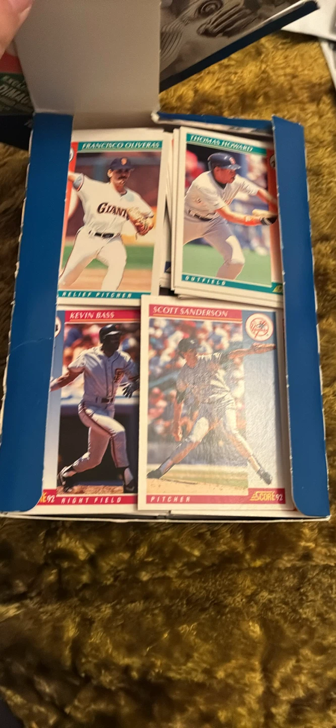 1992 Score Baseball Cards Series 1 - photo 2