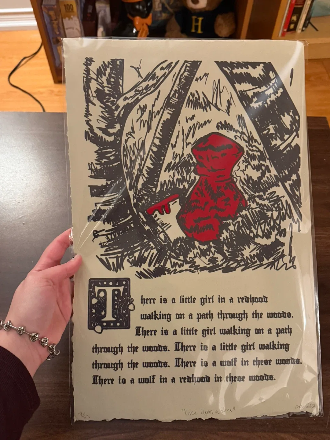 Red riding hood poster book