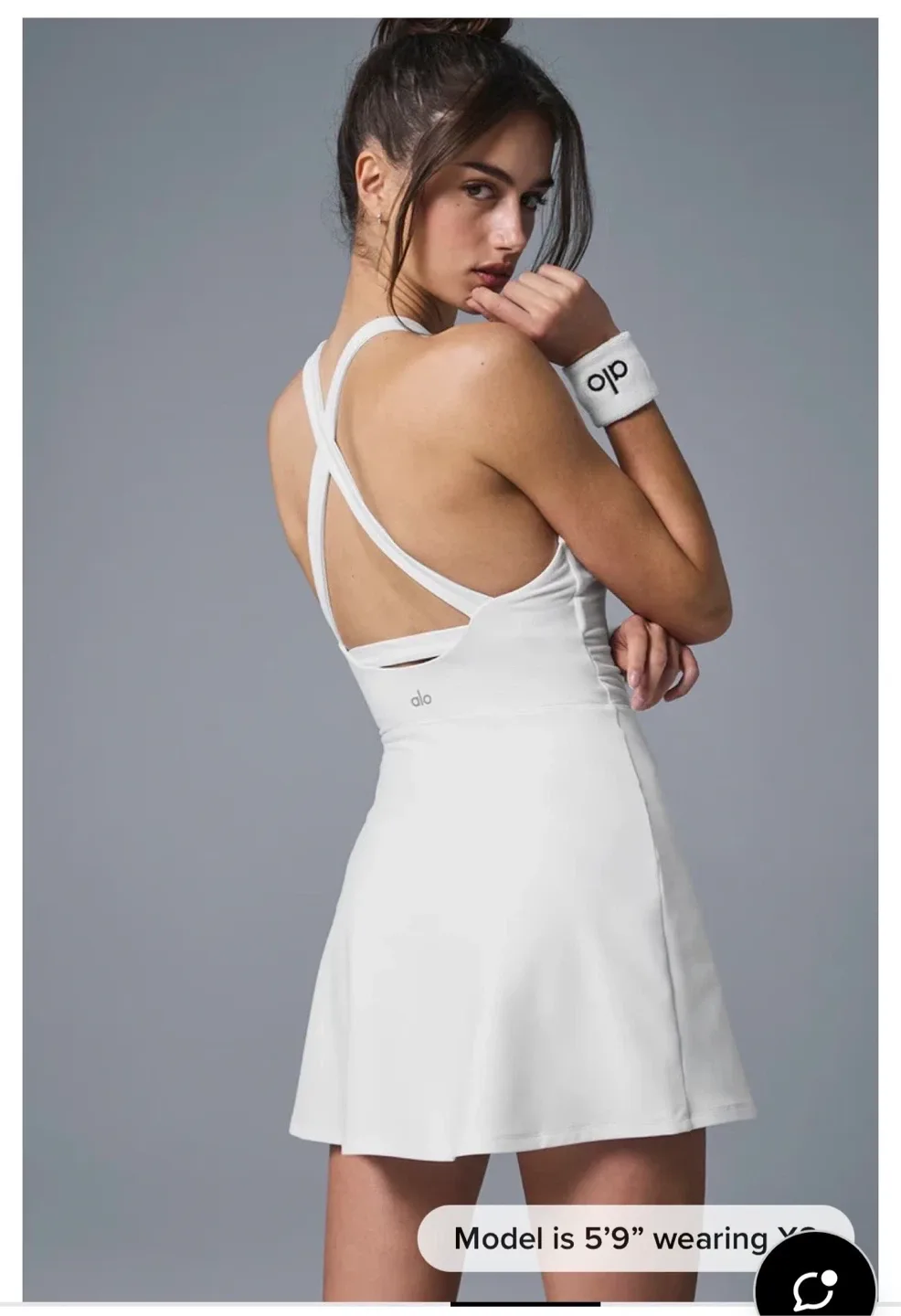 ALO White Tennis Dress image indicator(3)