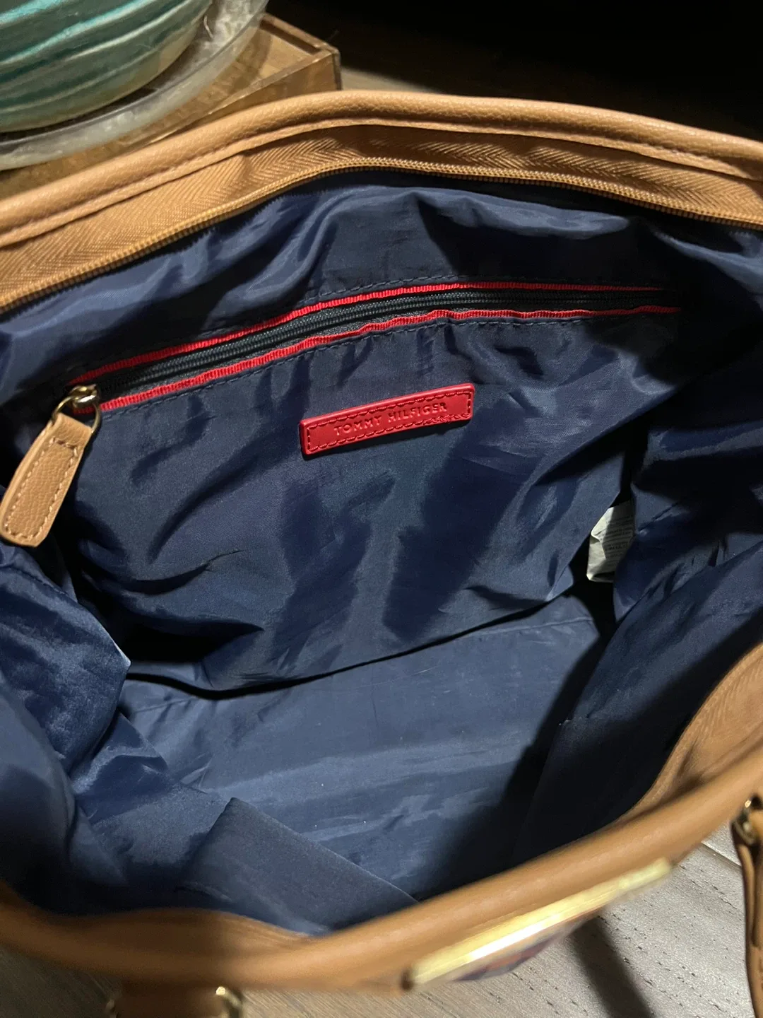 Tommy Hilfiger Plaid Tote Bag image indicator(5)