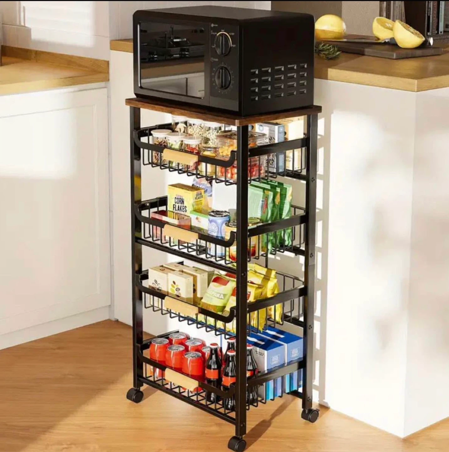 5 layers Rolling Kitchen Cart (Brand new in box)