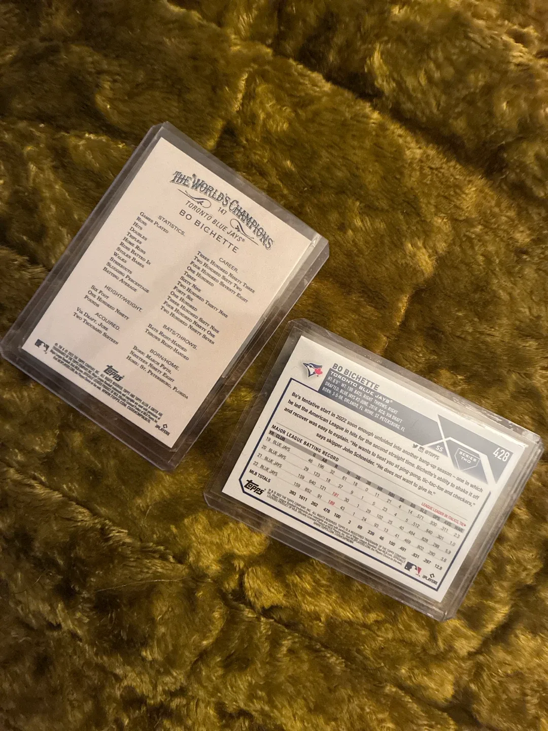 Topps Bo Bichette Toronto Blue Jays Baseball Cards image indicator(2)