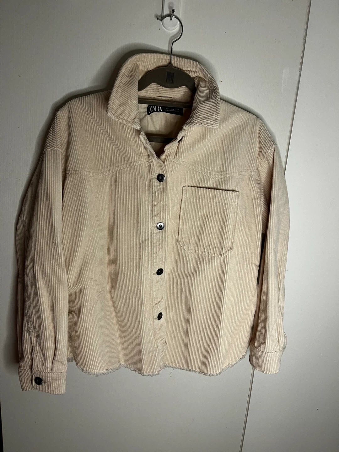 Zara Corduroy Shirt Jacket - S