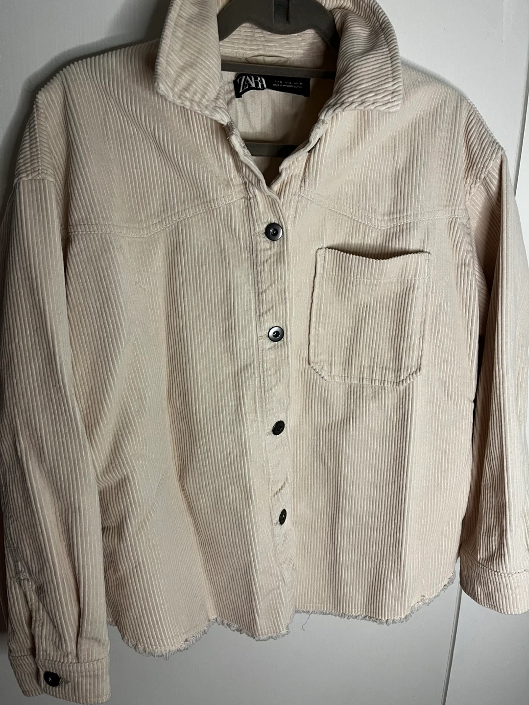 Zara Corduroy Shirt Jacket - S - photo 2