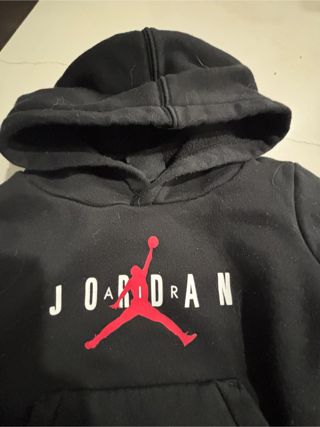 Jordan Infant Black Hoodie & Pants Set - Size 18M - photo 3