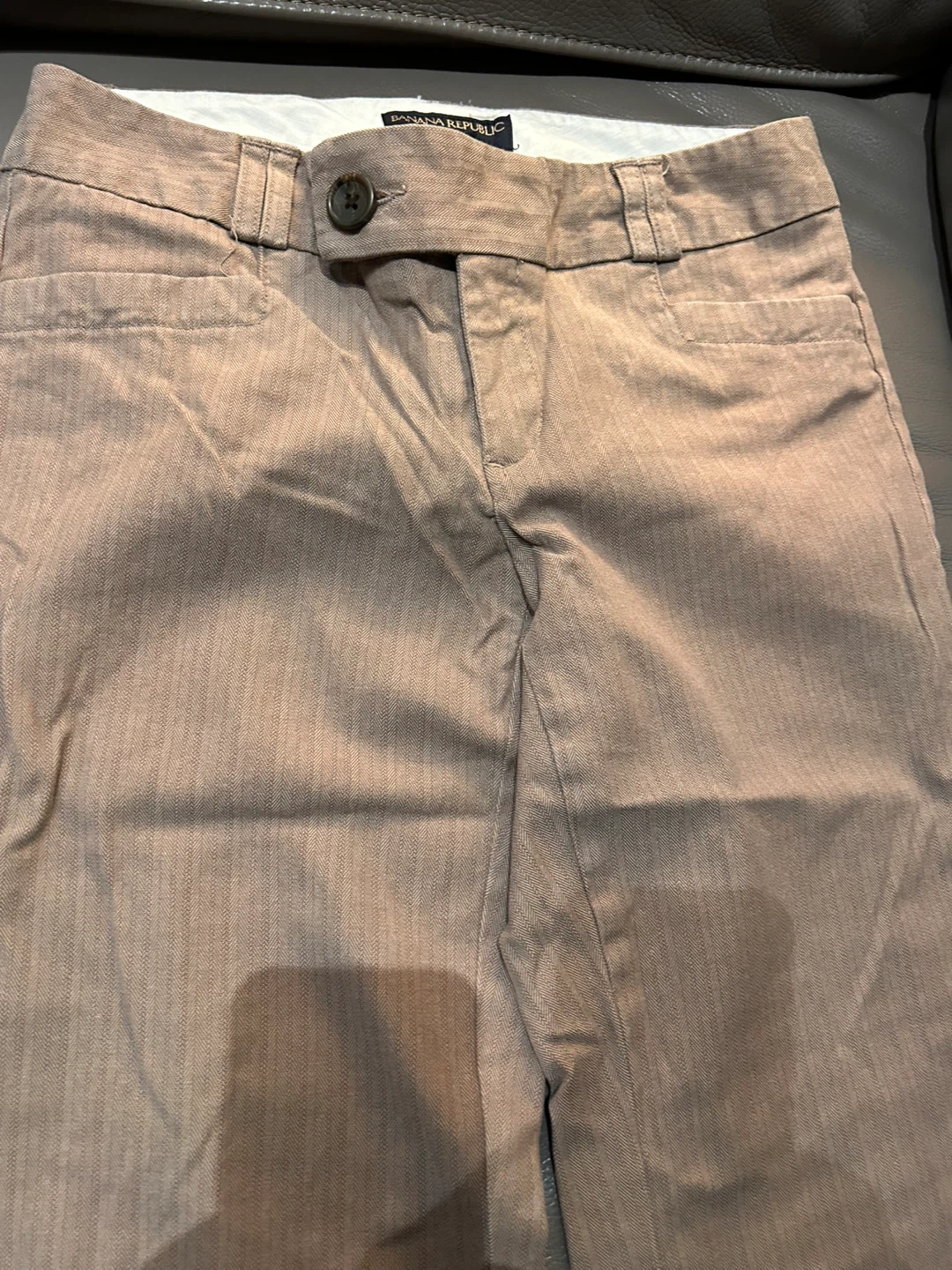 Banana Republic Brown Pinstripe Dress Pants - Size 2 - photo 2