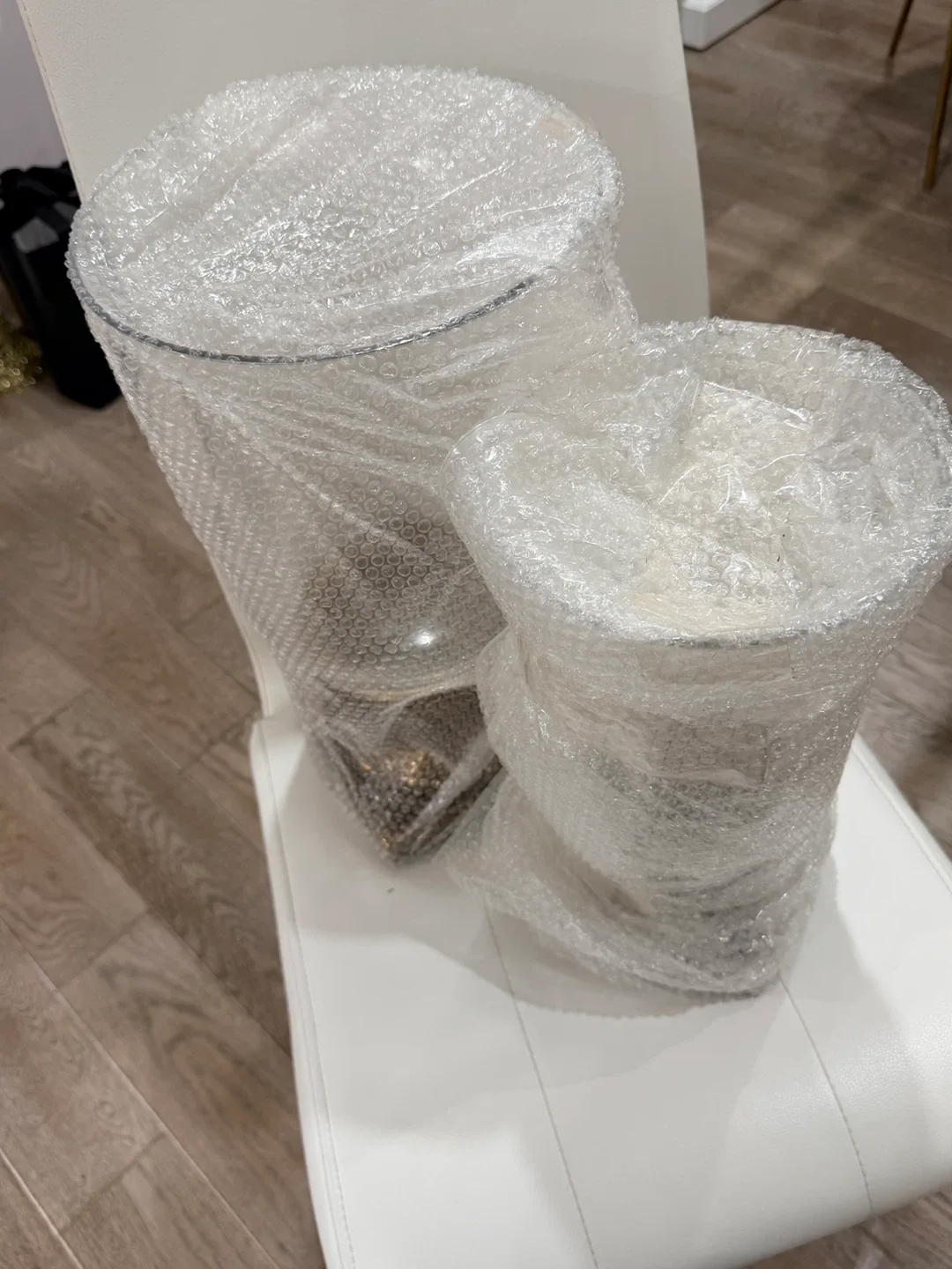 Holiday Gift- Set of 2 new Glass Lamps image indicator(3)