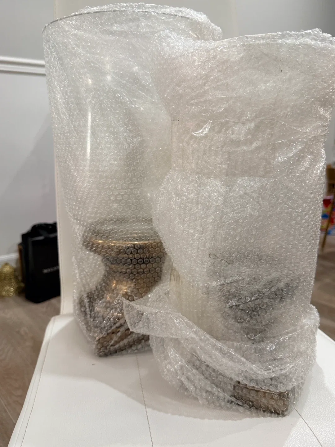 Holiday Gift- Set of 2 new Glass Lamps image indicator(2)