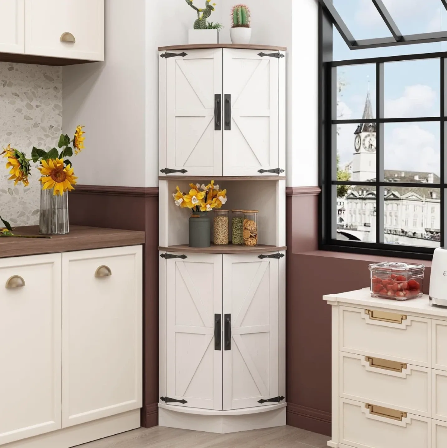 Corner Storage Cabinet image indicator(3)