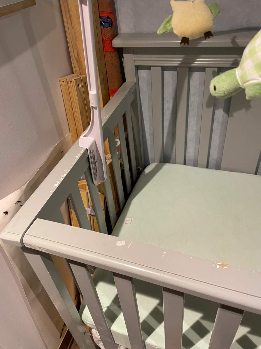 Grey Baby Crib - photo 4