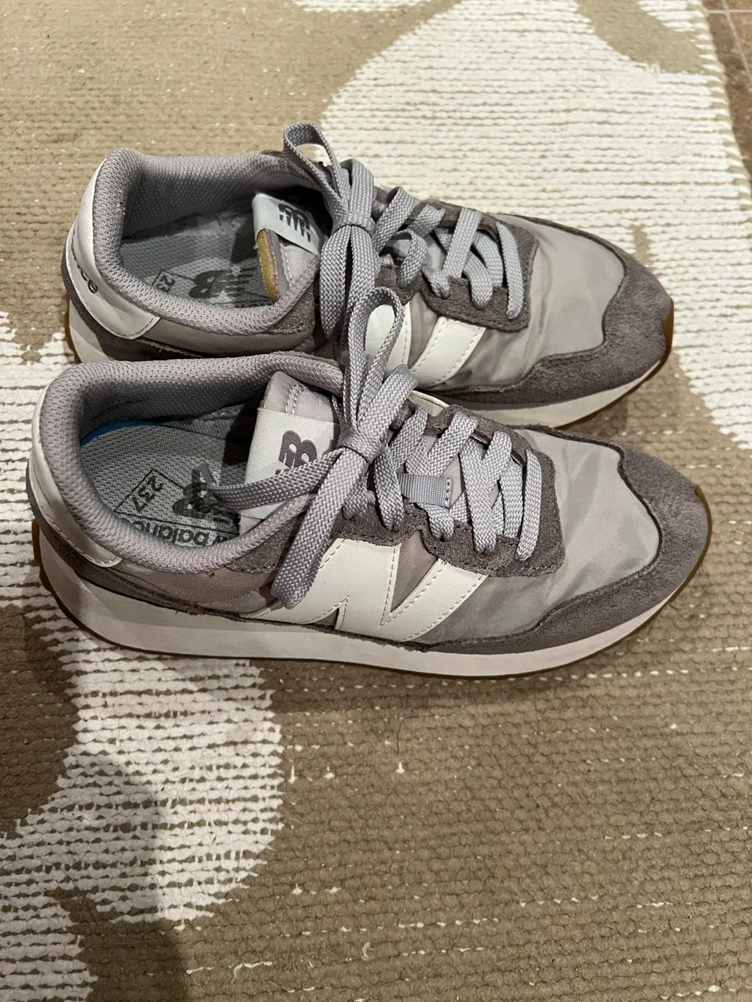 New Balance 237 Grey Sneakers, US Women's 7