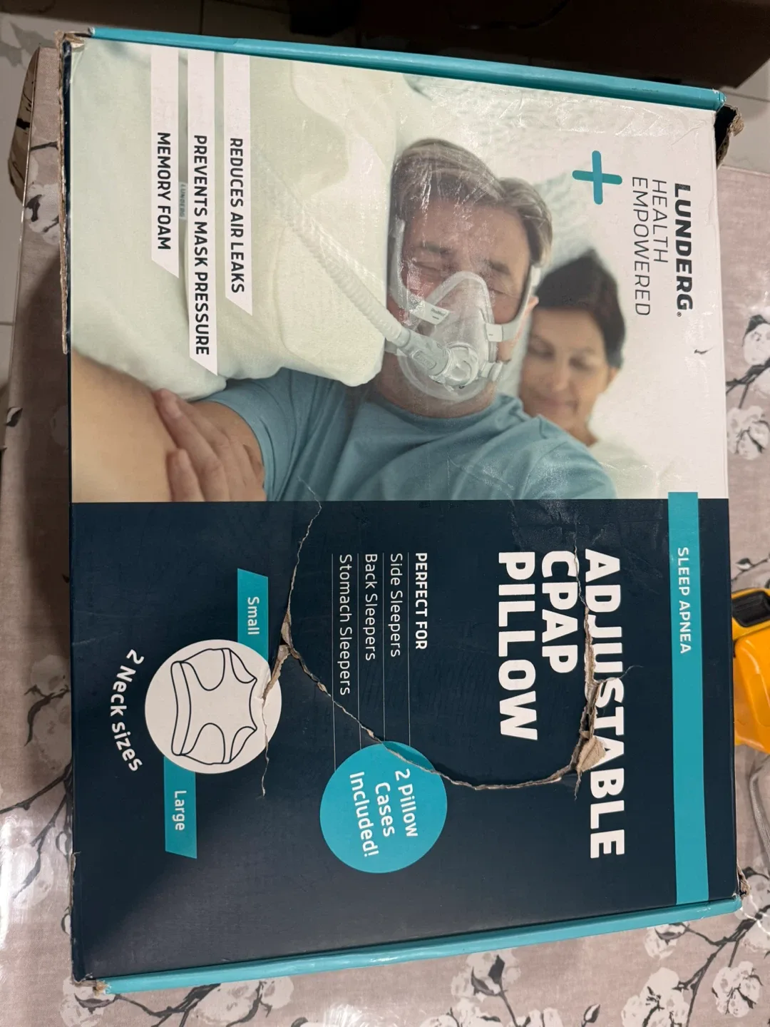 Lunderg CPAP Pillow - Adjustable Height image indicator(7)