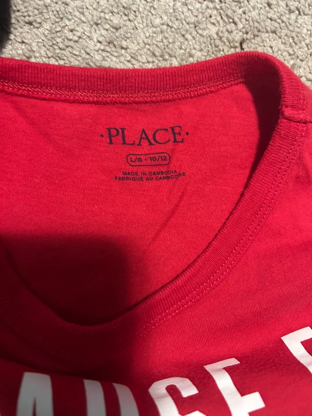 Boys Santa Graphic Long Sleeve Shirts - Size L (10/12) image indicator(3)