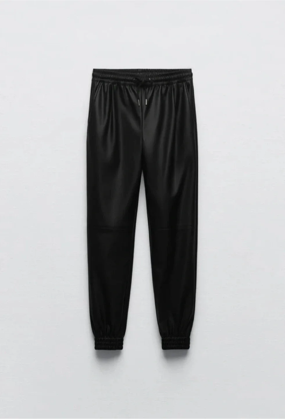 Zara Faux Leather Jogging Pants image indicator(2)