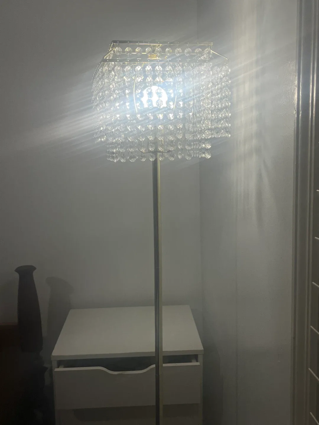 Crystal Beaded Floor Lamp - Gold Finish image indicator(4)