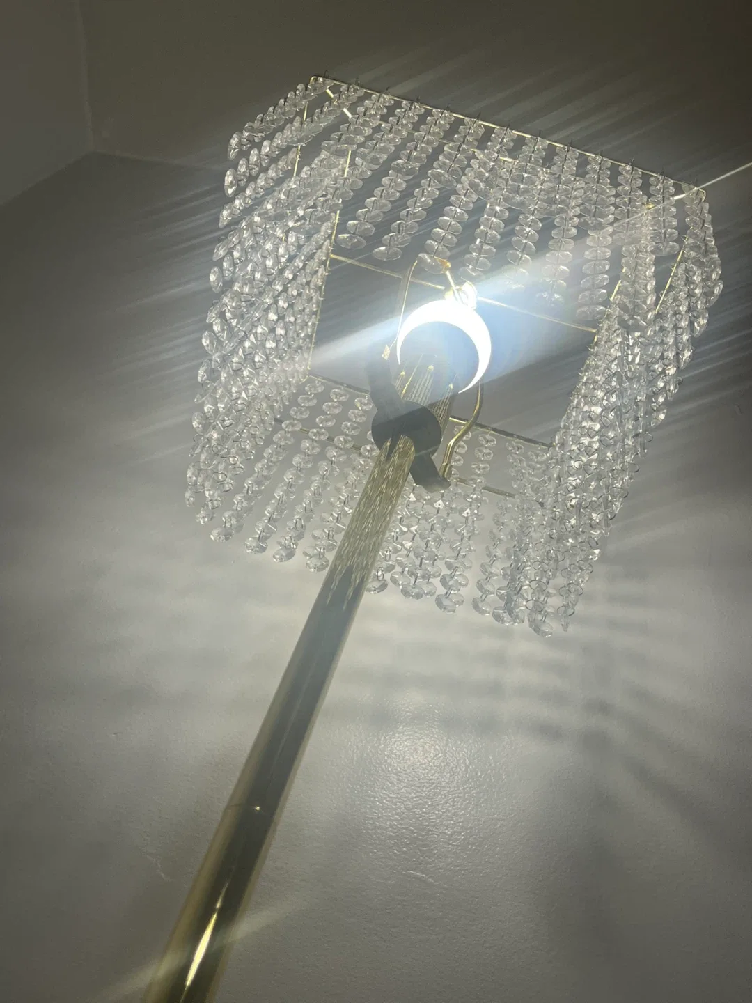 Crystal Beaded Floor Lamp - Gold Finish image indicator(5)