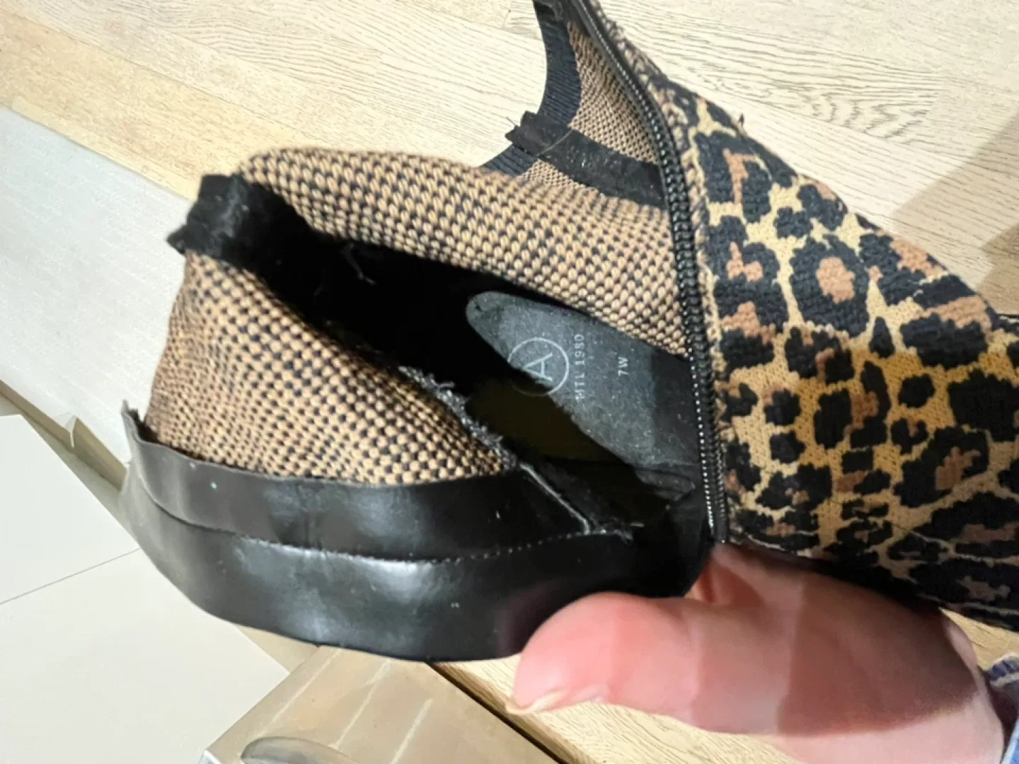 Leopard Print Ankle Sock Boots image indicator(6)