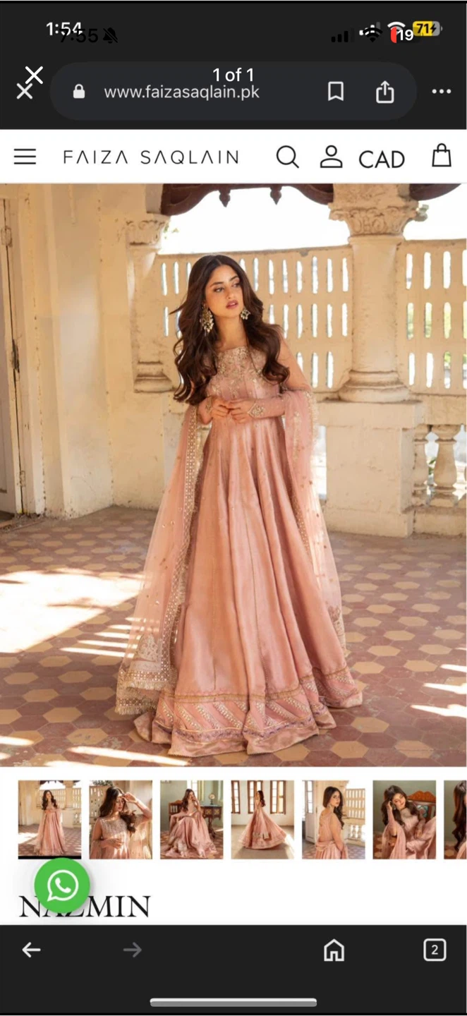 Faiza Saqlain Dress