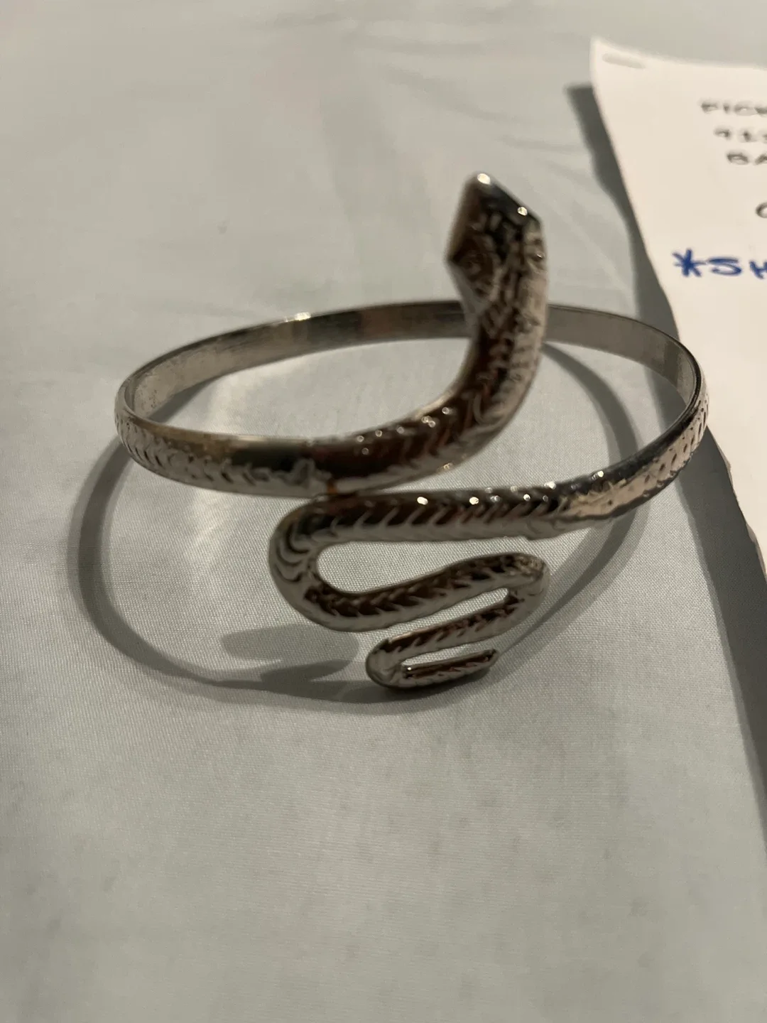 Snake Bangle Bracelet $10