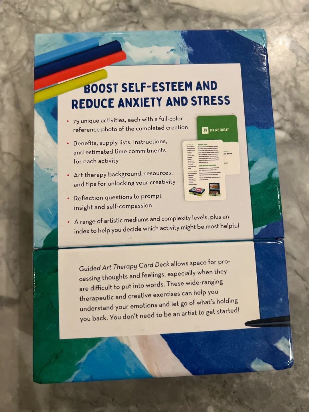 Guided Art Therapy Card Deck - 75 Activities image indicator(2)