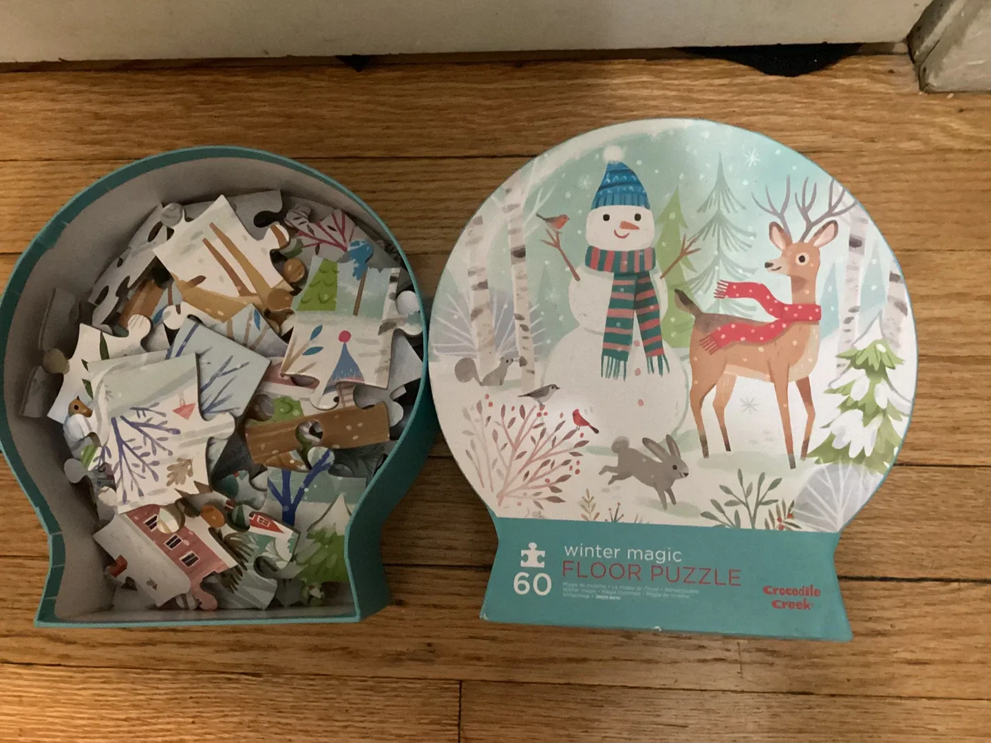 Crocodile Creek Winter Magic Floor Puzzle