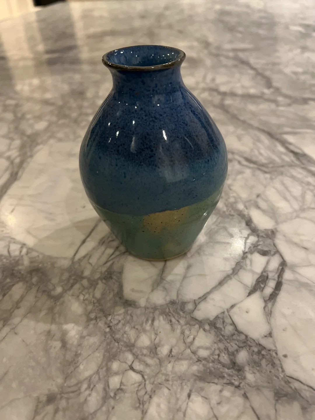 Blue & Green Ceramic Vase image indicator(2)