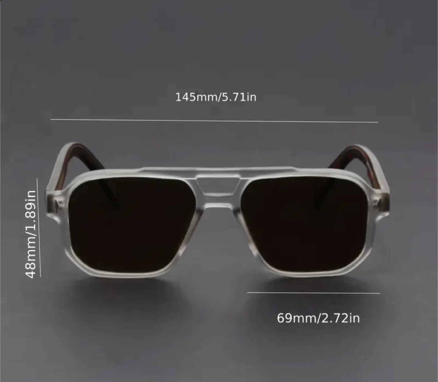 Sunglasses, Marron Oscuro Color