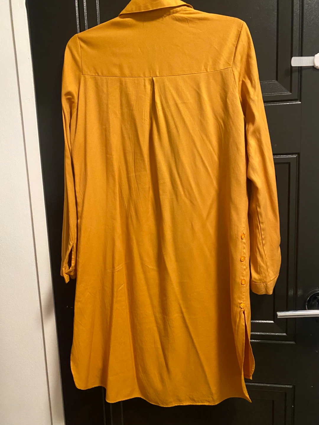 Fullamoda Mustard Yellow Tunic Top - Size M - photo 3
