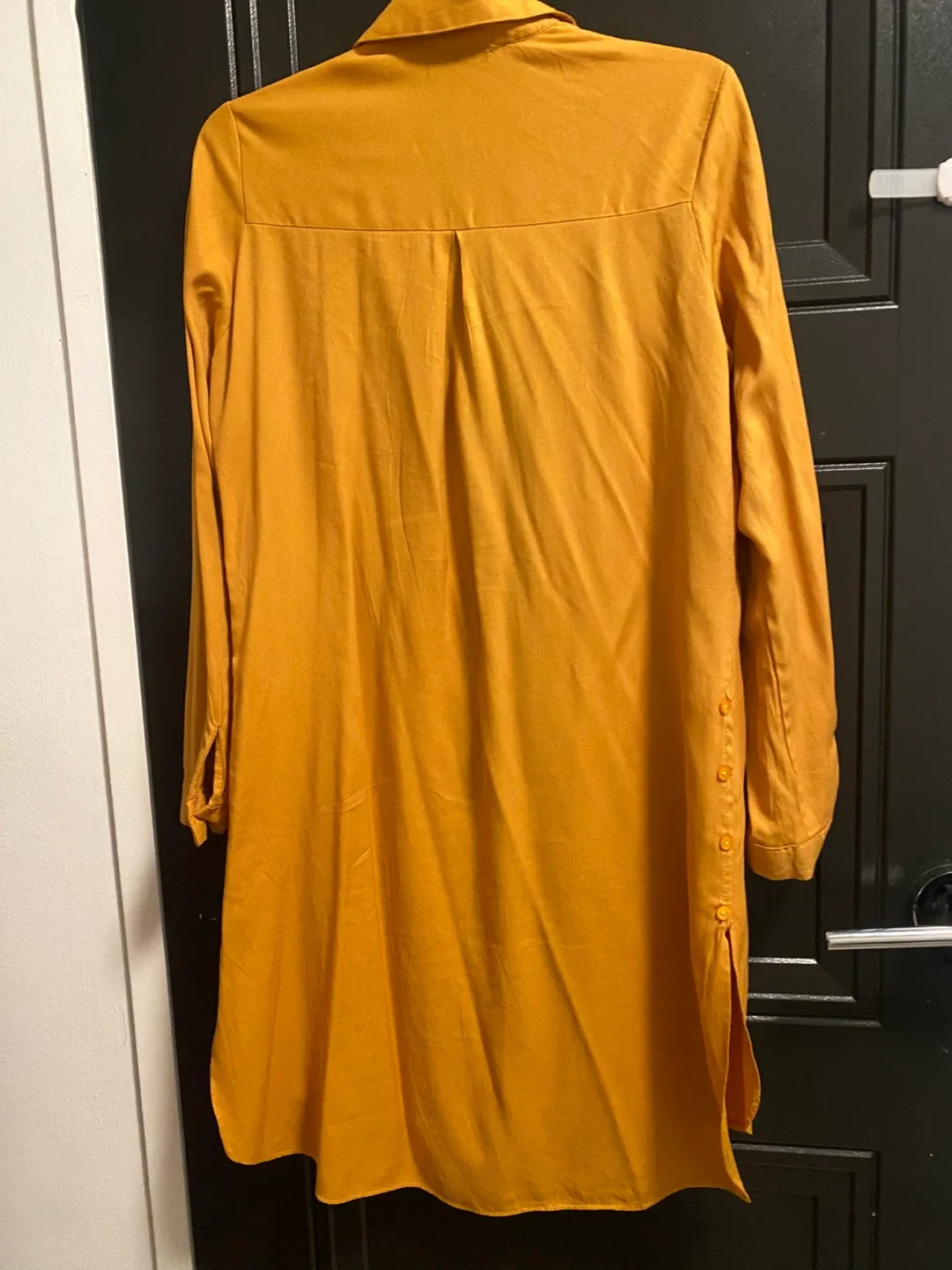 Fullamoda Mustard Yellow Tunic Top - Size M image indicator(3)
