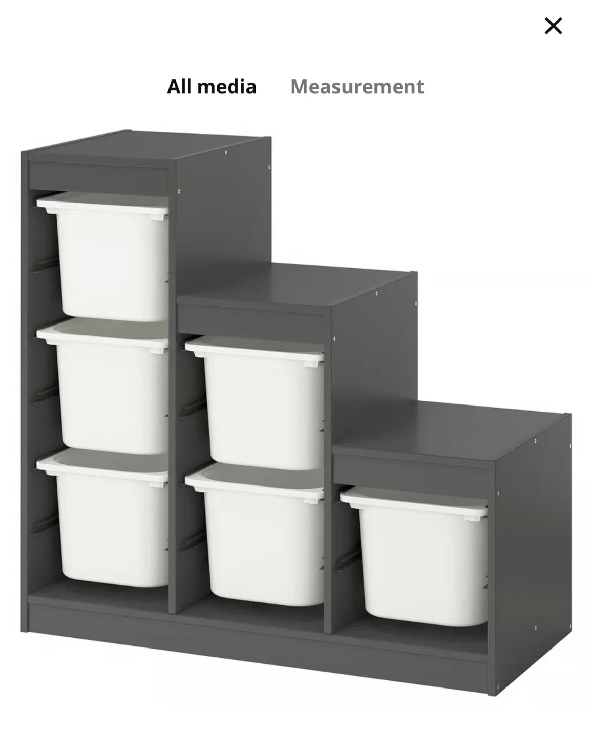 IKEA TROFAST Storage combination with boxes image indicator(4)