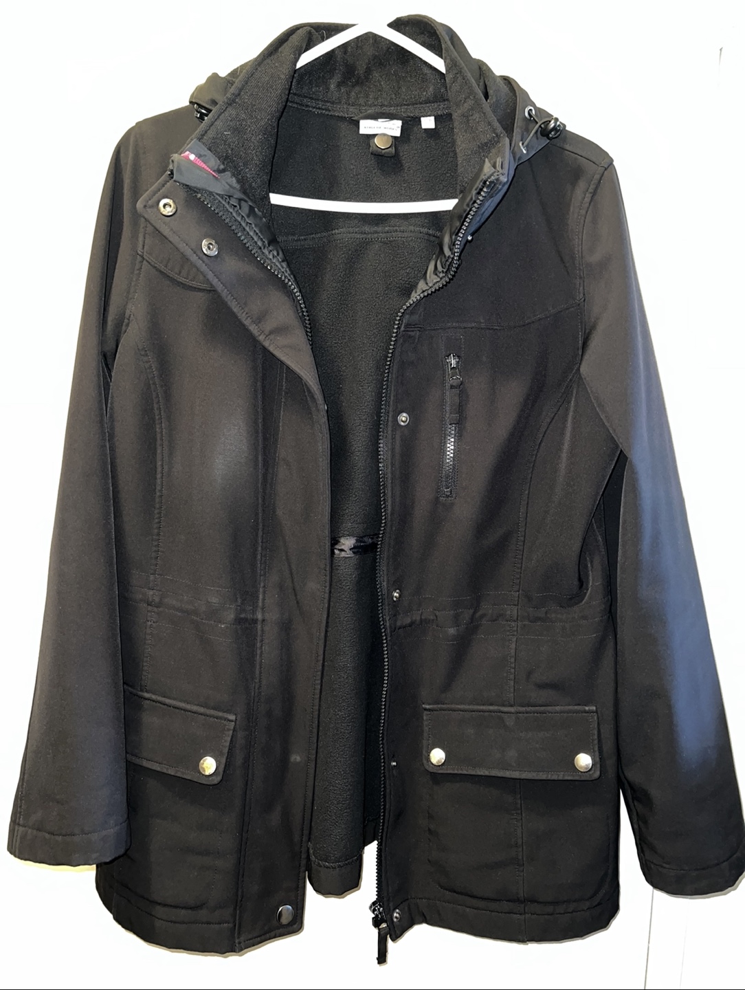 Point Zero Black Softshell Jacket