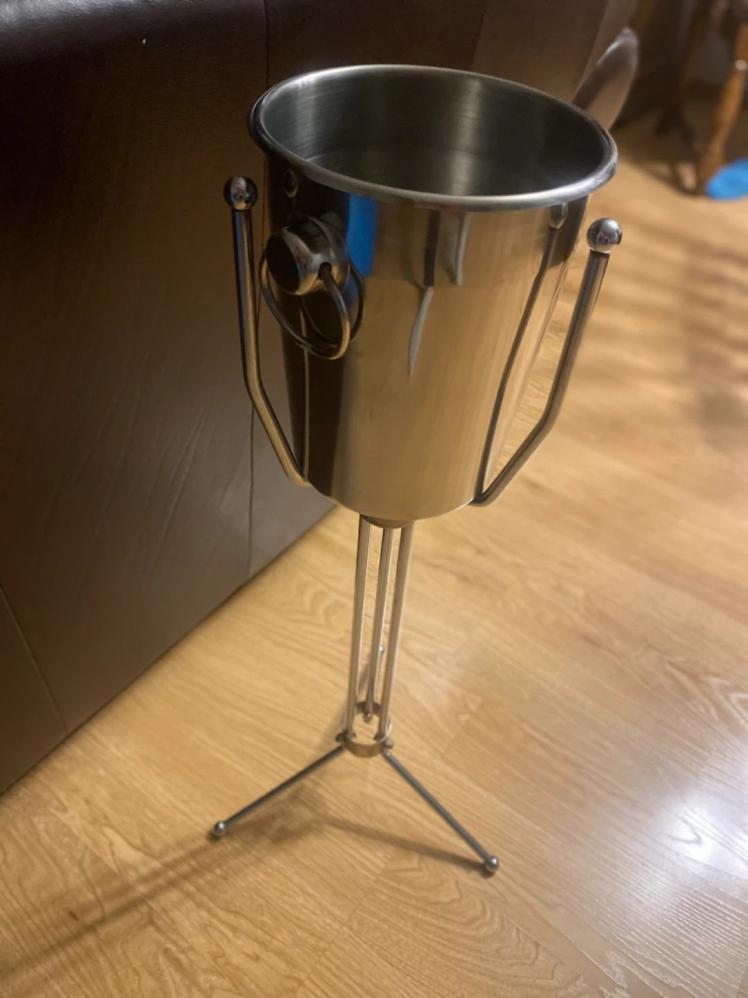 Stainless Steel Wine/Champagne Bucket with Stand - photo 2