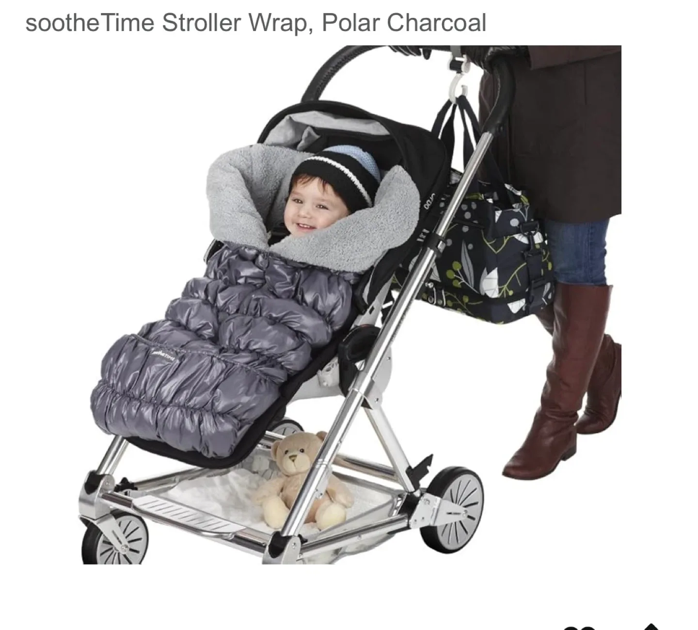 SootheTime Stroller Wrap - Polar Charcoal image indicator(2)