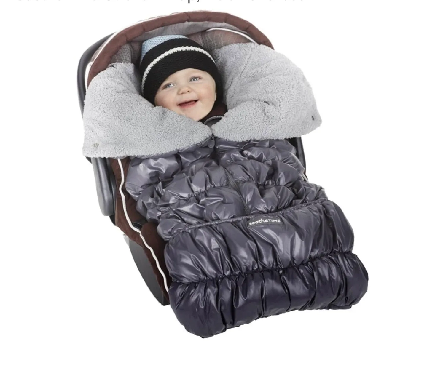 SootheTime Stroller Wrap - Polar Charcoal image indicator(4)