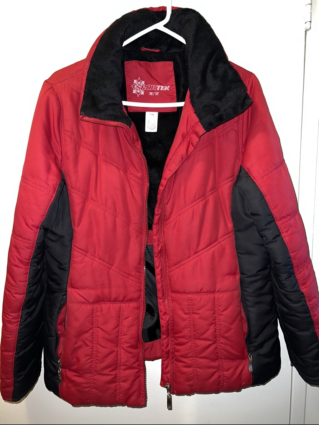Sportek Red & Black Winter Jacket - M/M