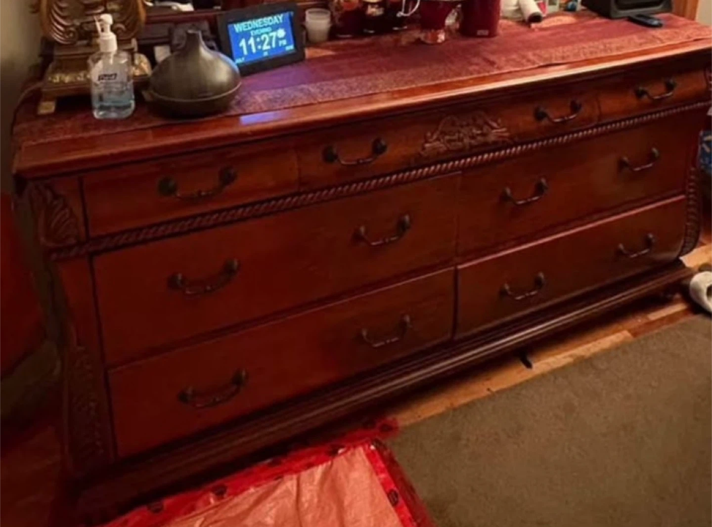 Queen size solid Wooden Bedroom Set - photo 5