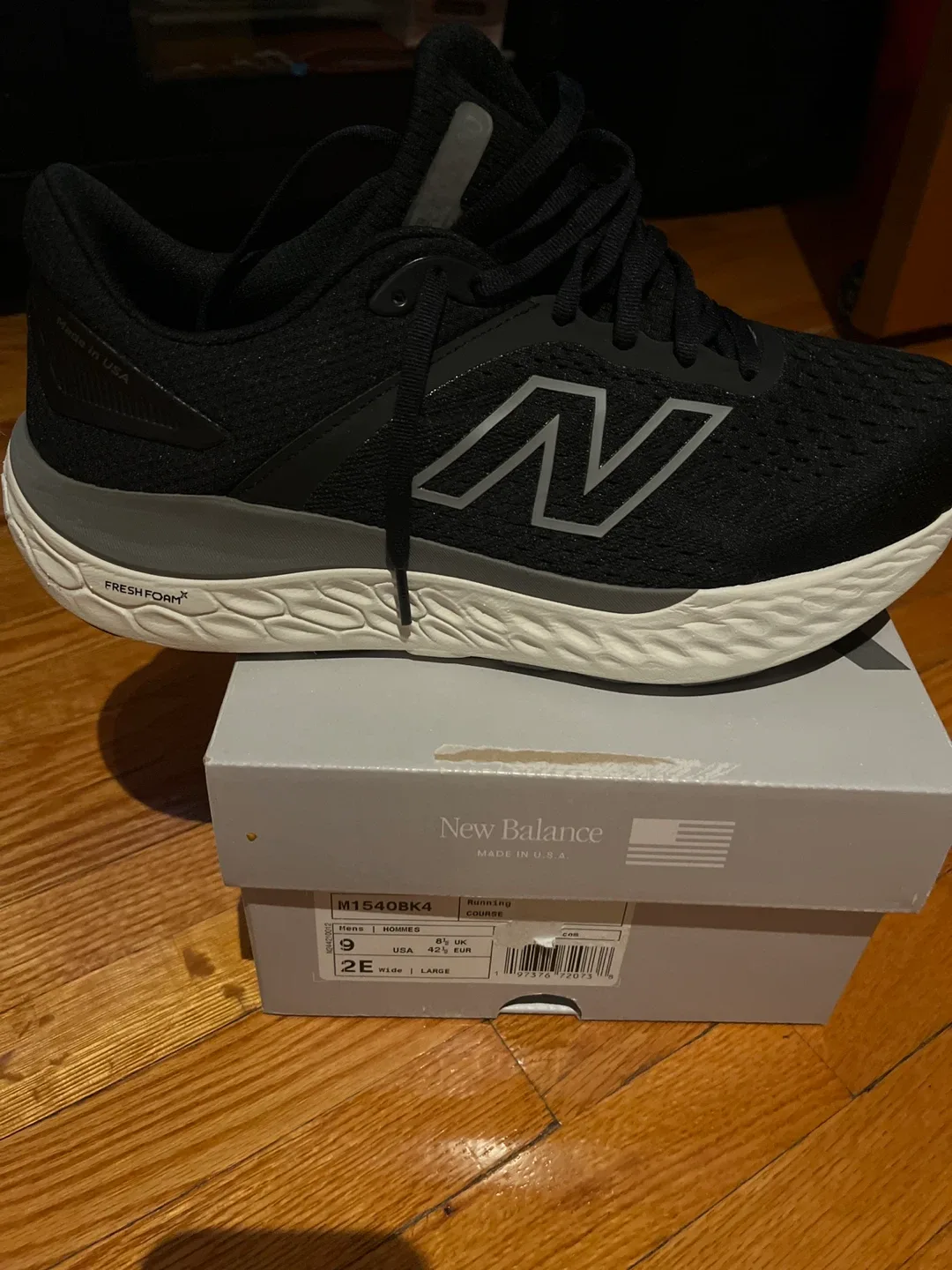 New Balance M1540BK4 Running Shoes - Size 9
