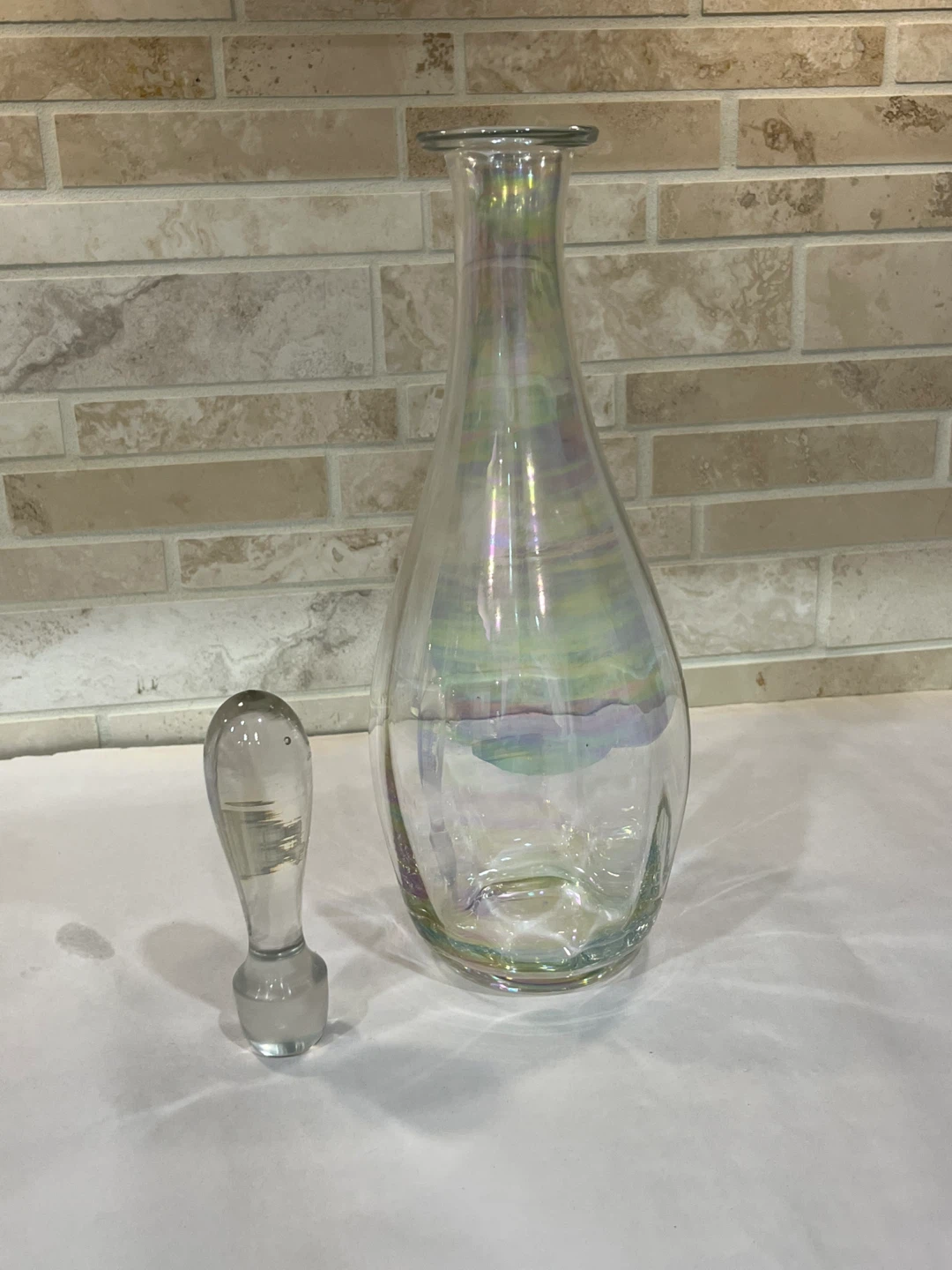 Iridescent Glass Decanter - photo 2