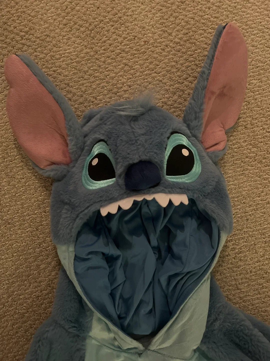 Disney Stitch Hoodie, Blue, Size M image indicator(2)