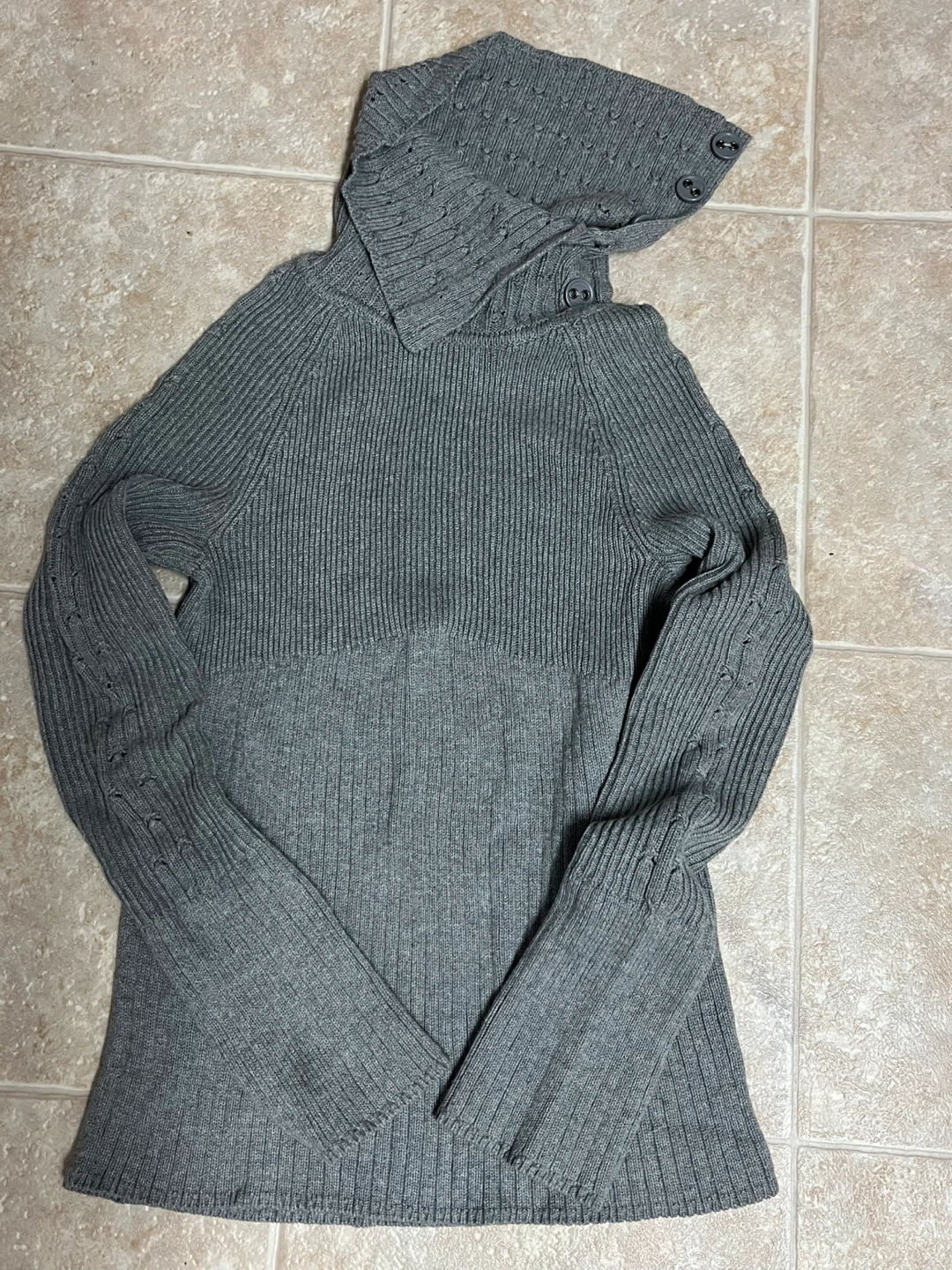 DKNY cotton turtleneck sweater