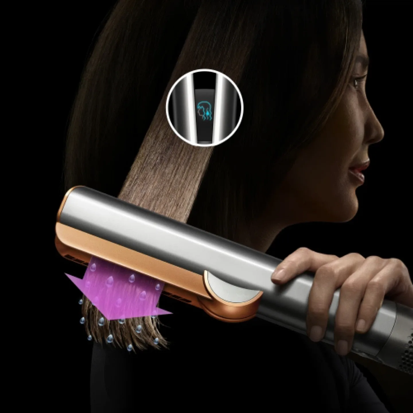 Dyson Airstrait™ Wet to Dry Straightener - Strawberry Bronze image indicator(5)