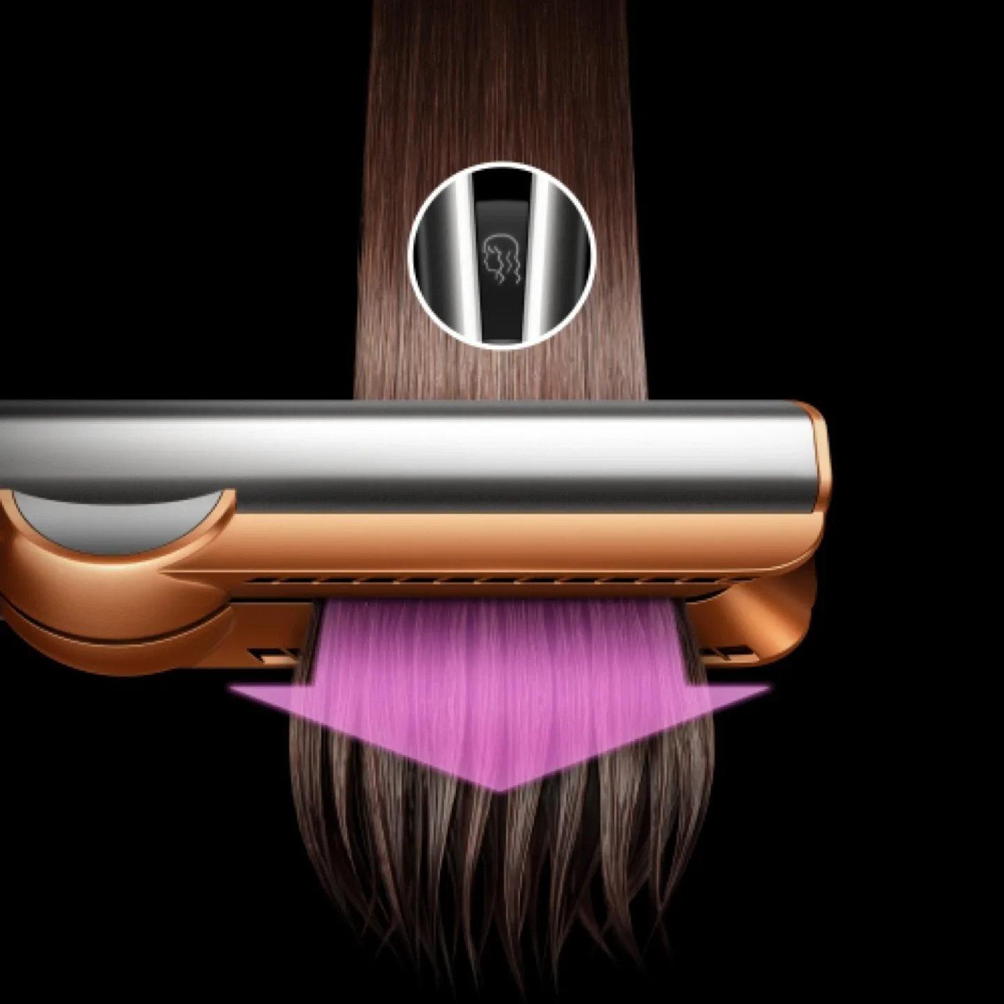 Dyson Airstrait™ Wet to Dry Straightener - Strawberry Bronze image indicator(6)
