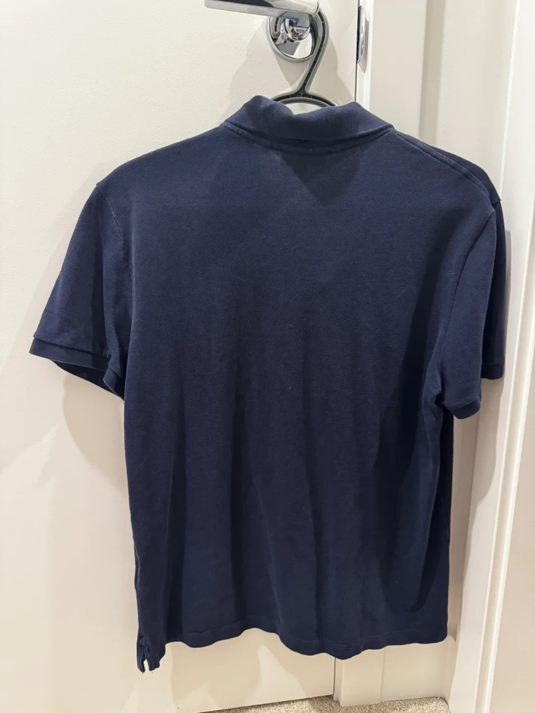 Lacoste Navy Blue Polo Shirt - Men's M image indicator(2)